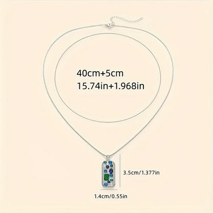 Brielle Prism Burst Pendant Necklace