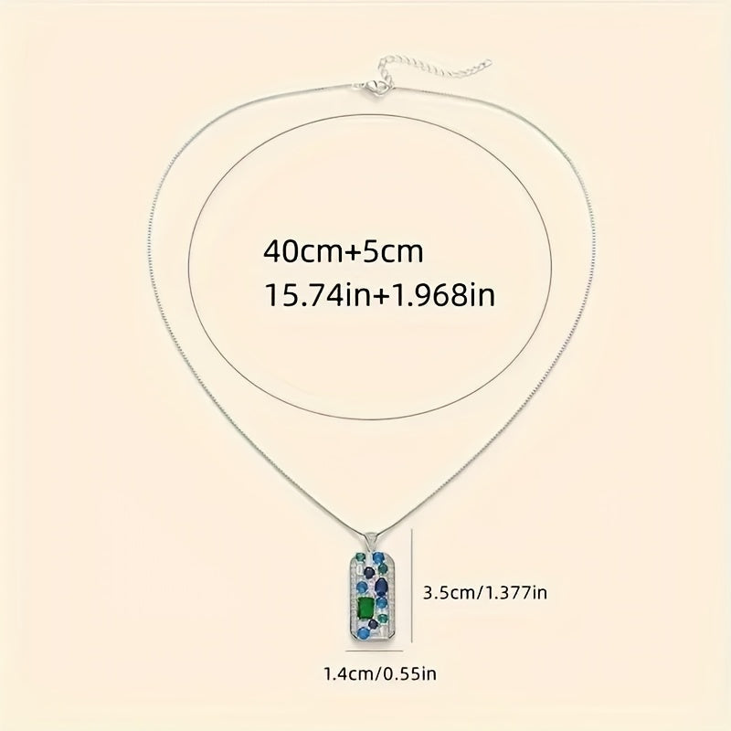 Brielle Prism Burst Pendant Necklace