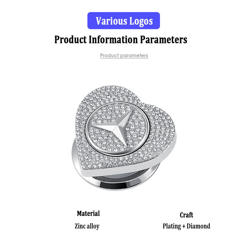🔥49% OFF🔥Heart-shaped Diamond-studded One-button Start Protective Case