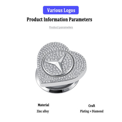 🔥49% OFF🔥Heart-shaped Diamond-studded One-button Start Protective Case