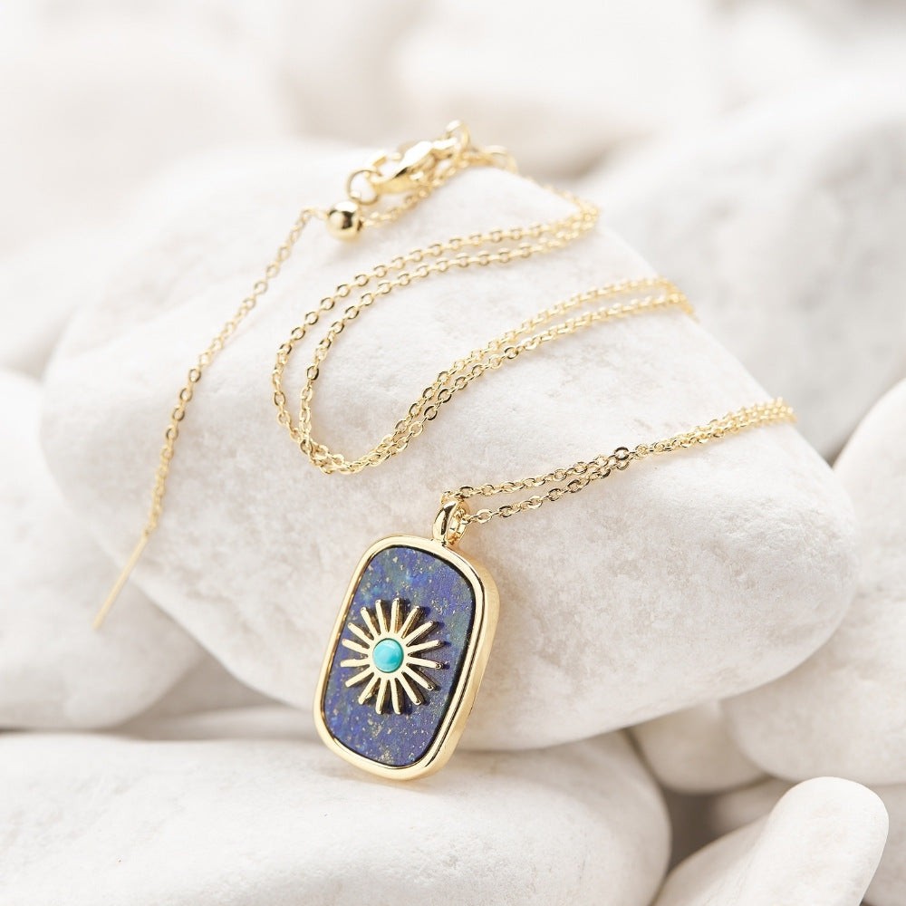 Crystal Sunflower Necklace