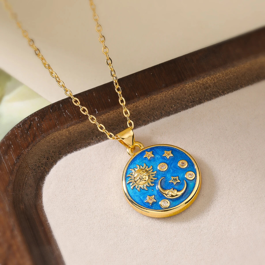 Sapphire Sky Celestial Necklace