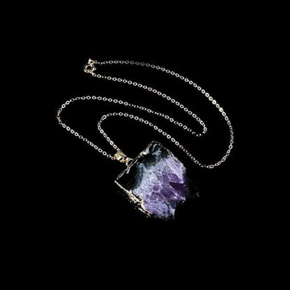 Amethyst Equilibrium Raw Necklace