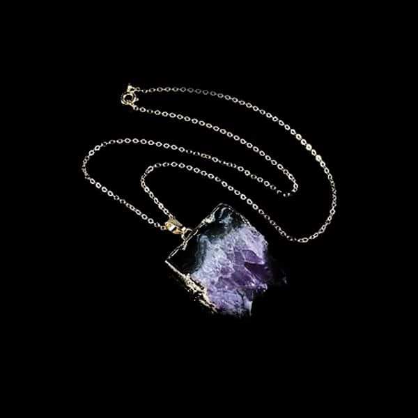 Amethyst Equilibrium Raw Necklace