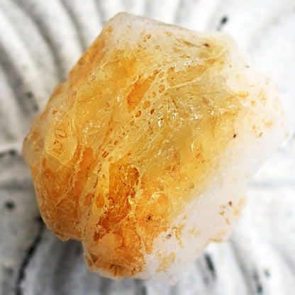 Citrine Point with Natural Sides