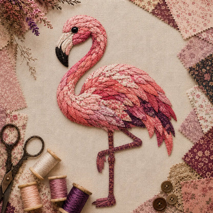 ✨ 3D Patchwork Bird DIY Craft Kit – Create a Layered Fabric Bird Worth Displaying 🐦💕Beginner Friendly