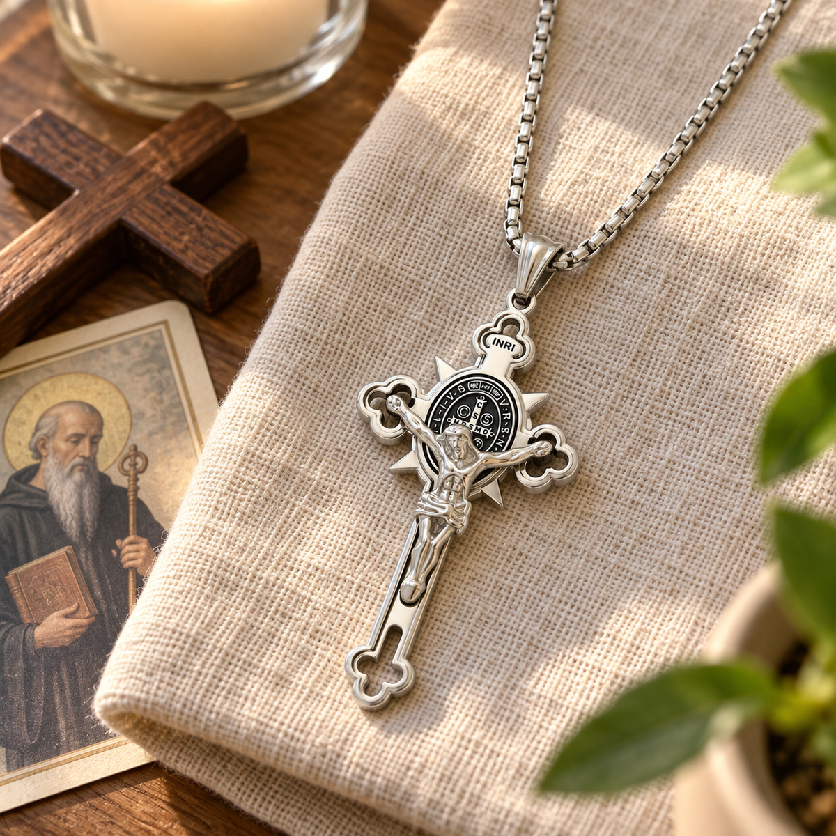 Keep Your Loved Ones Close, Even When You Can't Be — St. Benedict Cross