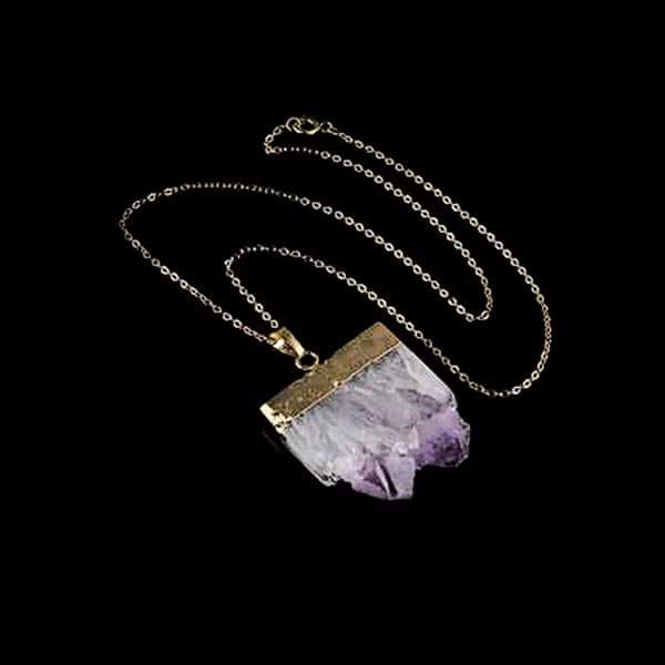 Amethyst Equilibrium Raw Necklace