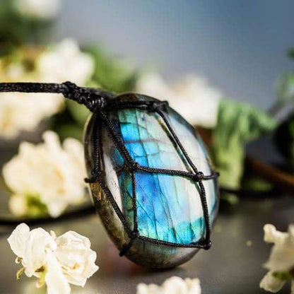 3x Dragons Heart Labradorite Necklace