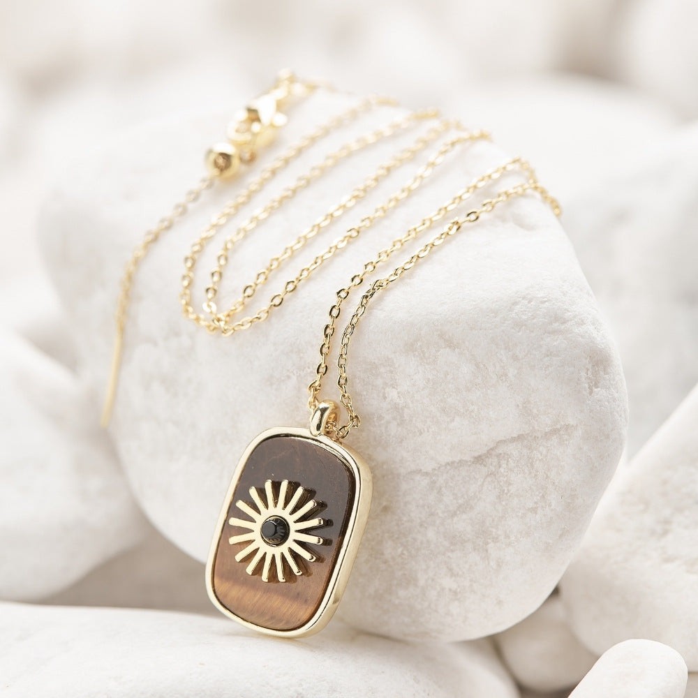 Crystal Sunflower Necklace