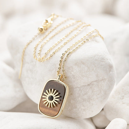 Crystal Sunflower Necklace