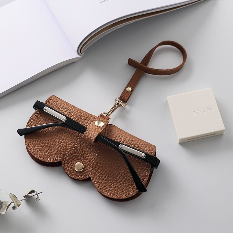✨HOT SALE- 48% OFF✨Soft Leather Sunglasses Bag👓️