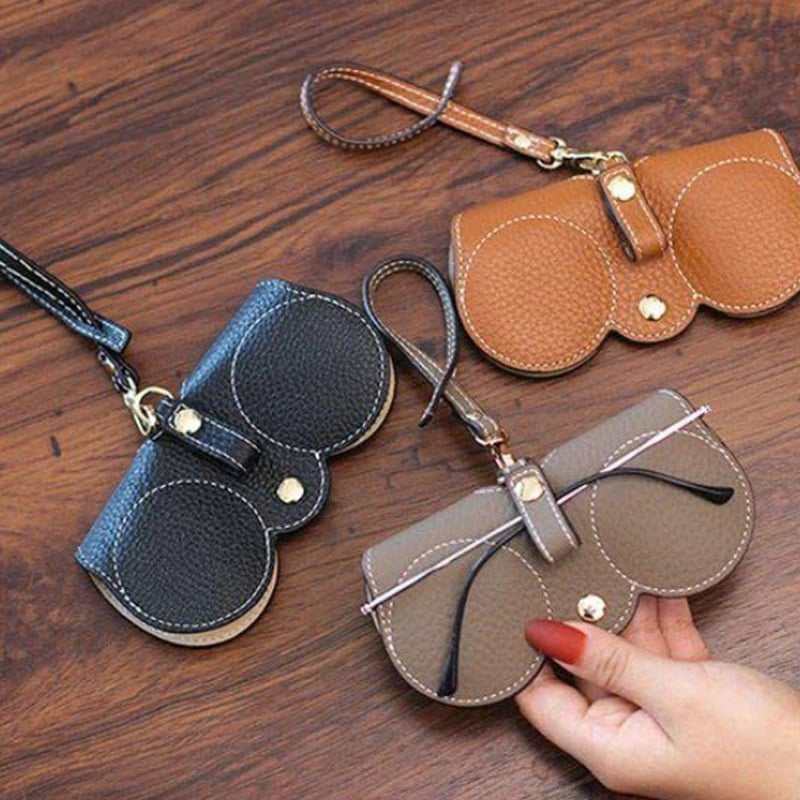 ✨HOT SALE- 48% OFF✨Soft Leather Sunglasses Bag👓️
