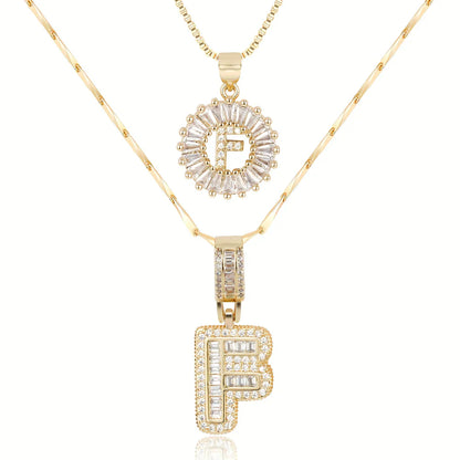 【LAST DAY 48% OFF】2 Pack - Initial Letter Pendant Necklaces