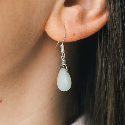 Amazonite Teardrop Earrings
