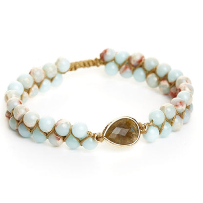 Amethyst Raindrop Bracelet