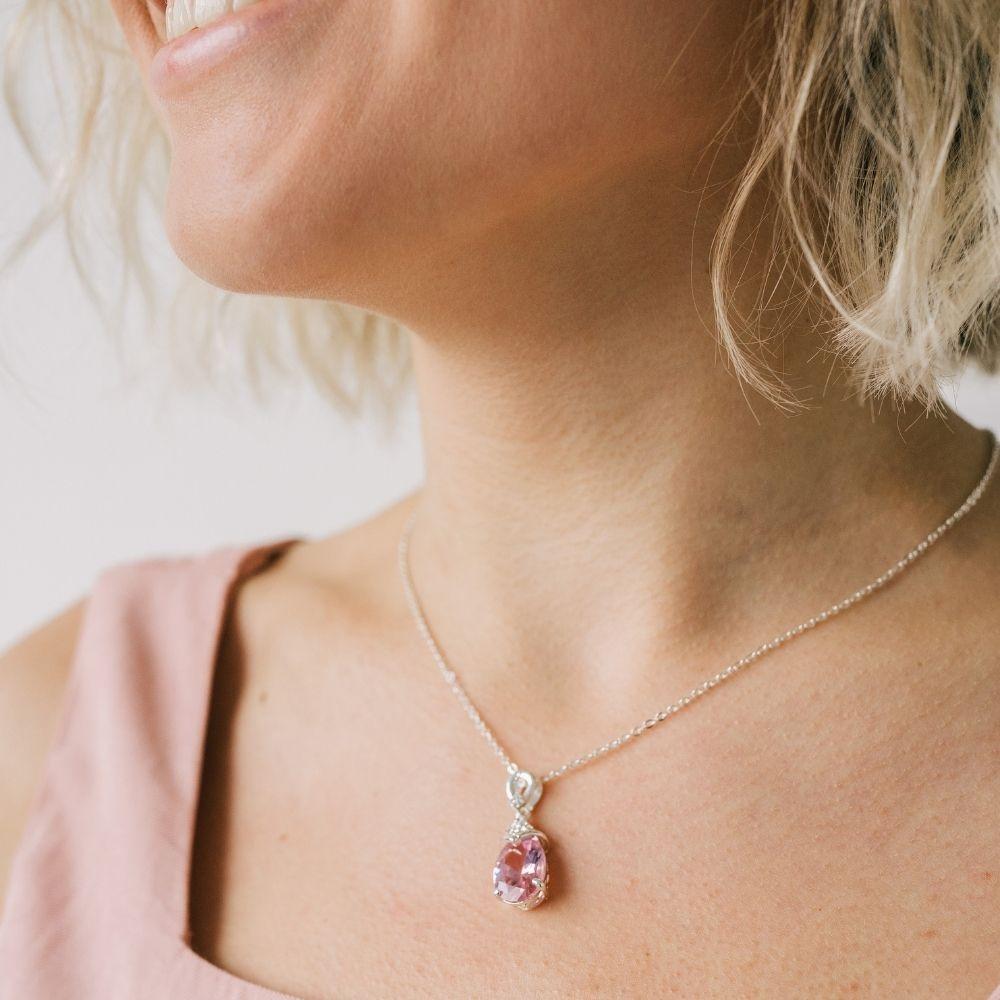 Aquamarine Drop Necklace