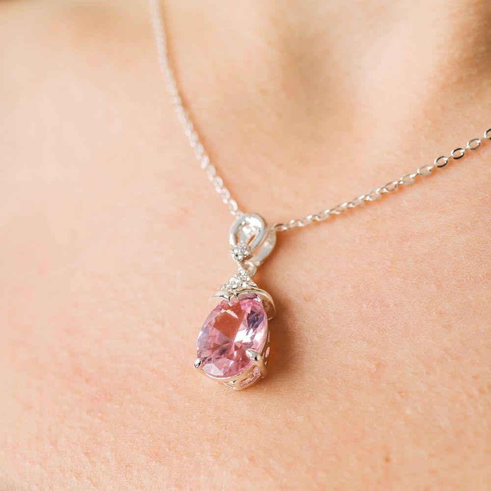 Aquamarine Drop Necklace