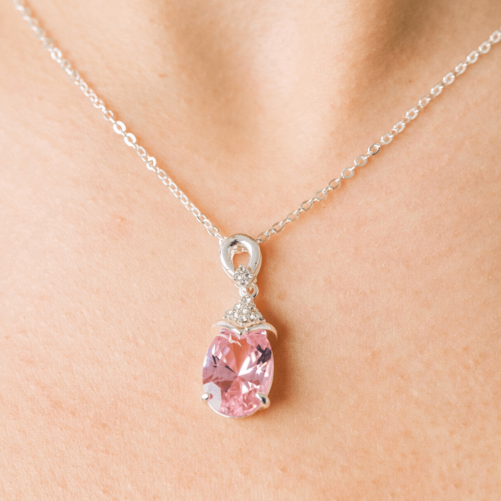 Aquamarine Drop Necklace
