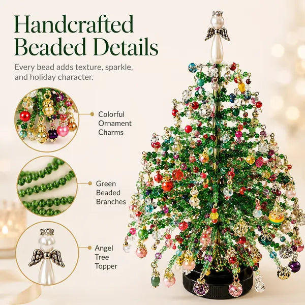 🎄✨ DIY Beaded Christmas Tree Kit – Create Your Own Sparkling Holiday Decoration
