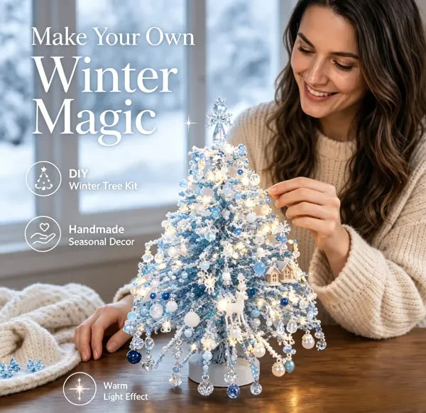 🎄✨ DIY Beaded Christmas Tree Kit – Create Your Own Sparkling Holiday Decoration