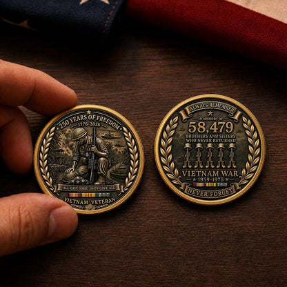 🔥LAST DAY 49 % OFF🔥Vietnam Veteran America 250th Anniversary Commemorative Coin