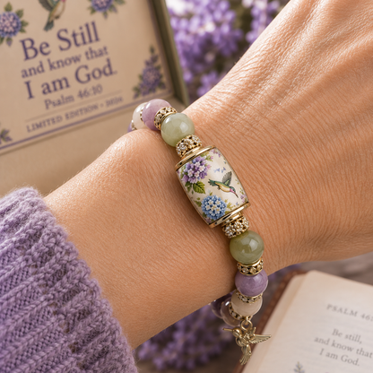 💜Hummingbird Garden Faith Crystal Bracelet 🌸 | 2026 Limited Edition Bracelet
