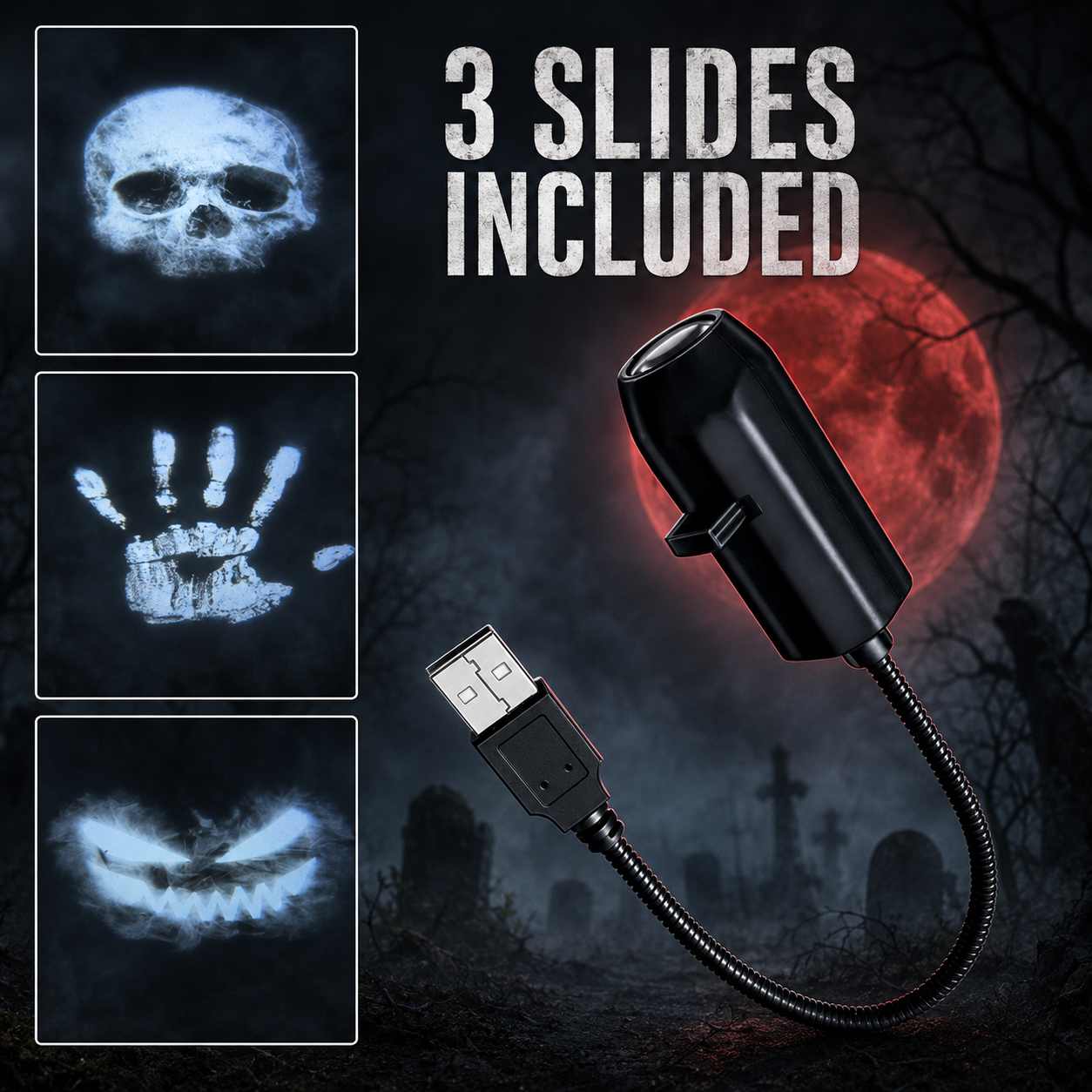 ✨🎄 HD Holiday Projector – Plug-and-Play Multi-Scene Light for Christmas, Halloween & Faith-Themed Decor