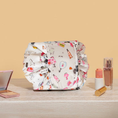 Compact Travel Cosmetics Pouch