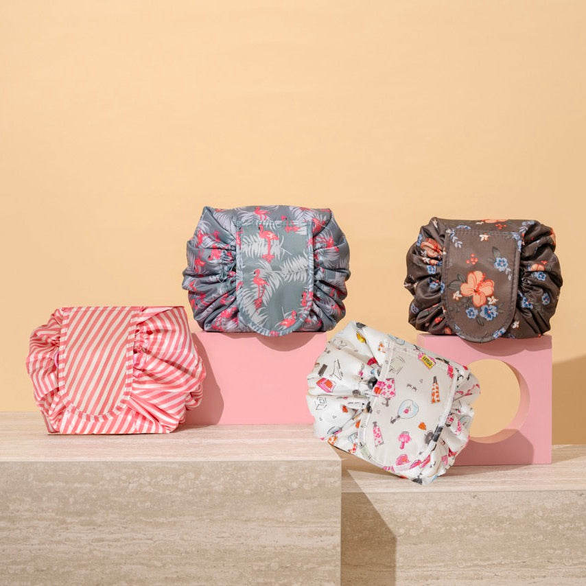 Compact Travel Cosmetics Pouch