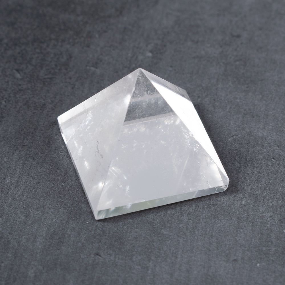 Natural Crystal Clear Quartz Pyramid