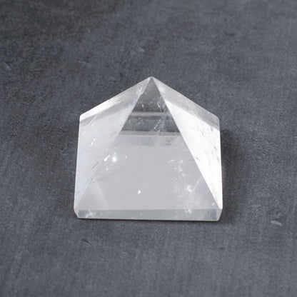 Natural Crystal Clear Quartz Pyramid