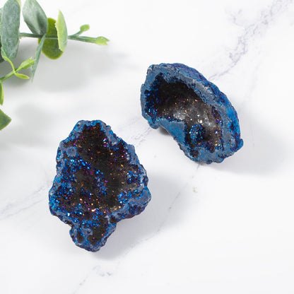 Rainbow Titanium Quartz Cluster