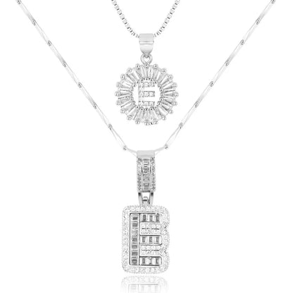 【LAST DAY 48% OFF】2 Pack - Initial Letter Pendant Necklaces