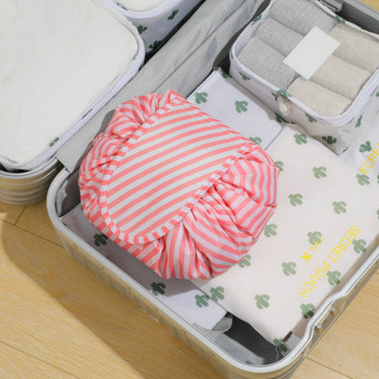 Compact Travel Cosmetics Pouch