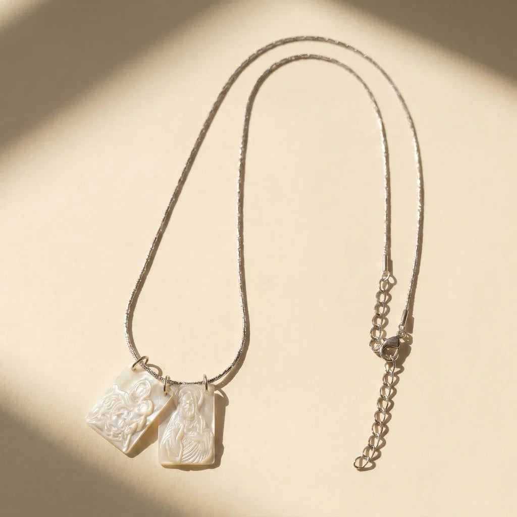 The Titanium Steel Scapular Necklace