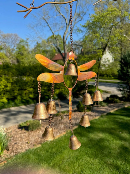 Dragonfly with Bells Wind Chime