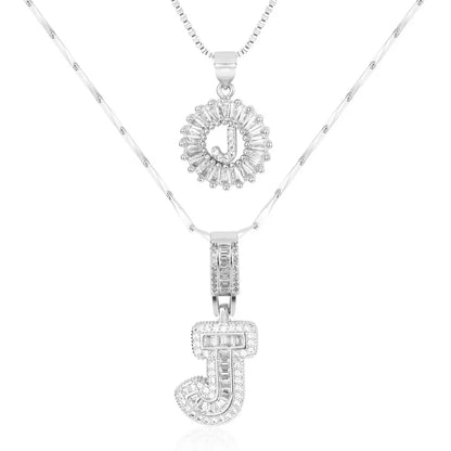 【LAST DAY 48% OFF】2 Pack - Initial Letter Pendant Necklaces