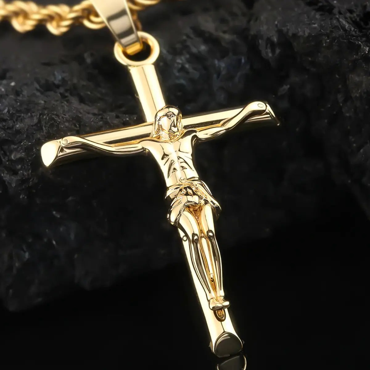 Cadena de Crucifijo de Jesús