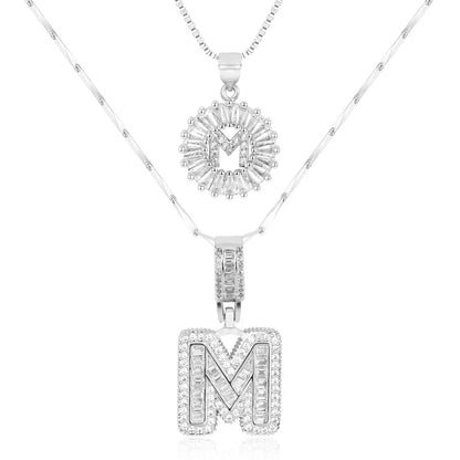 【LAST DAY 48% OFF】2 Pack - Initial Letter Pendant Necklaces