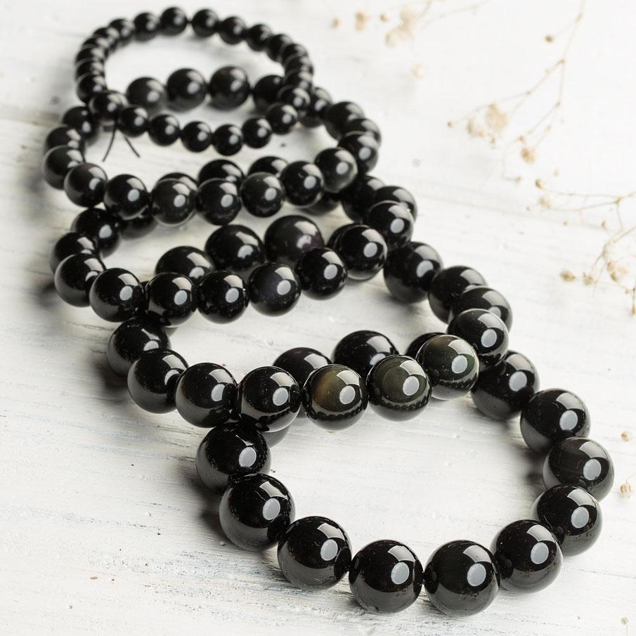 Anti-stress Rainbow Obsidian Bracelet