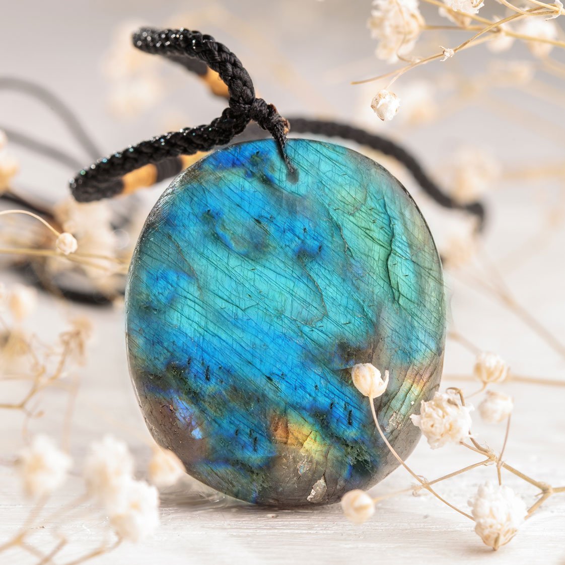 Empowering Labradorite Crystal Necklace