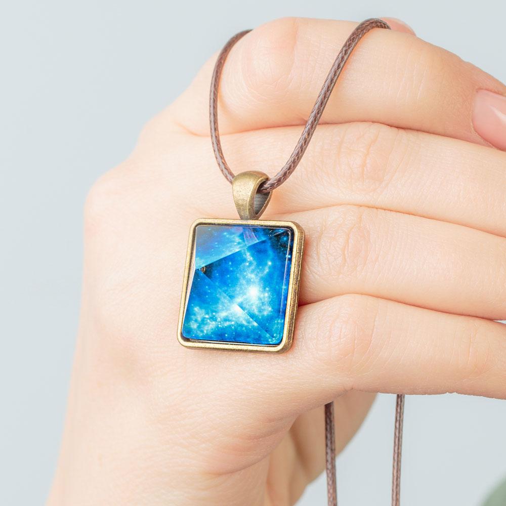 Glowing Pyramid Crystal Talisman - Manifest More with Focused Energy