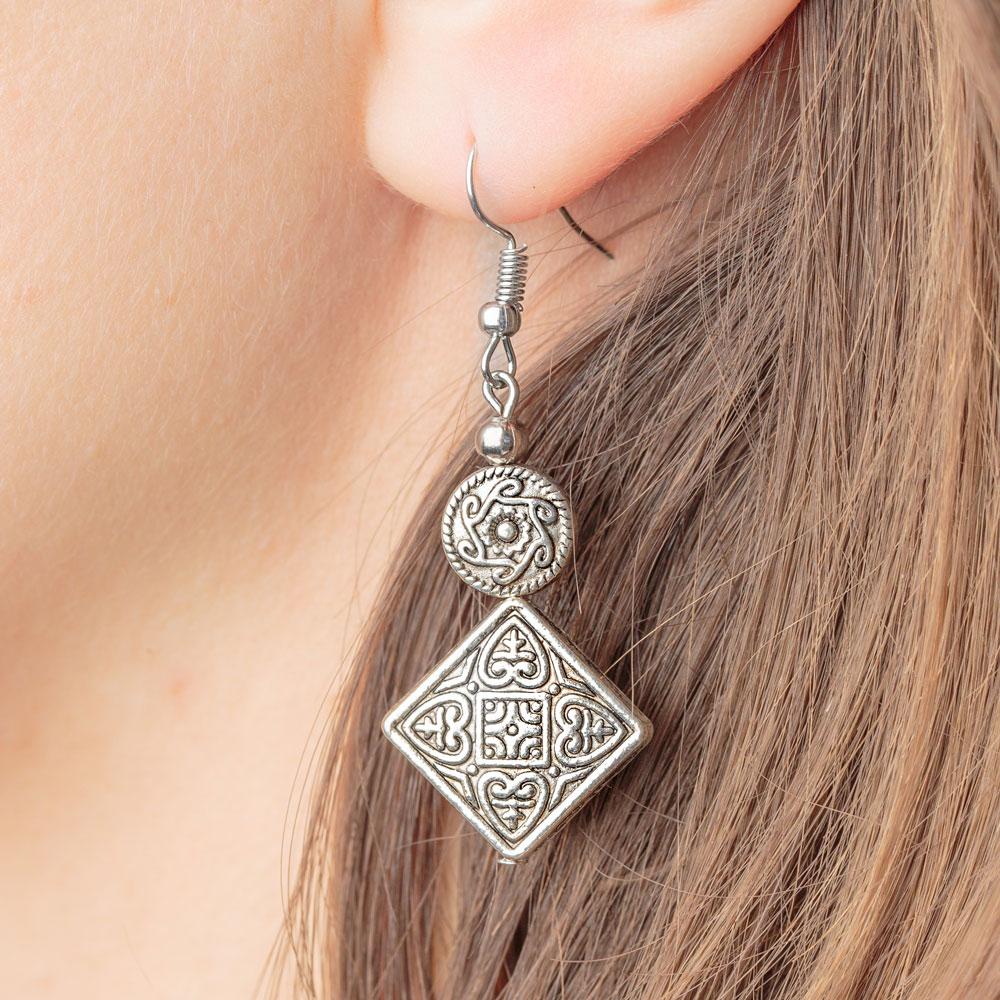 Oriental Dangle Earrings