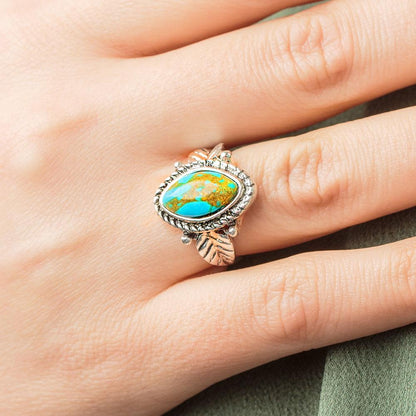 Turquoise Flora Ring