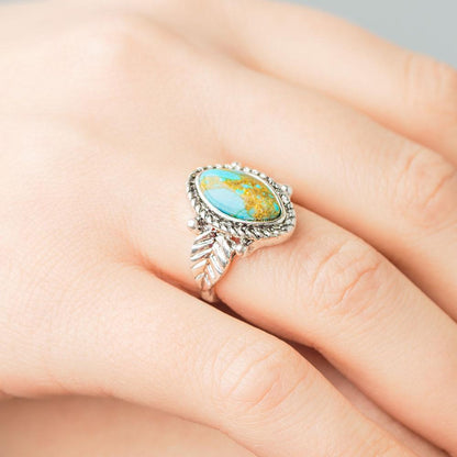 Turquoise Flora Ring