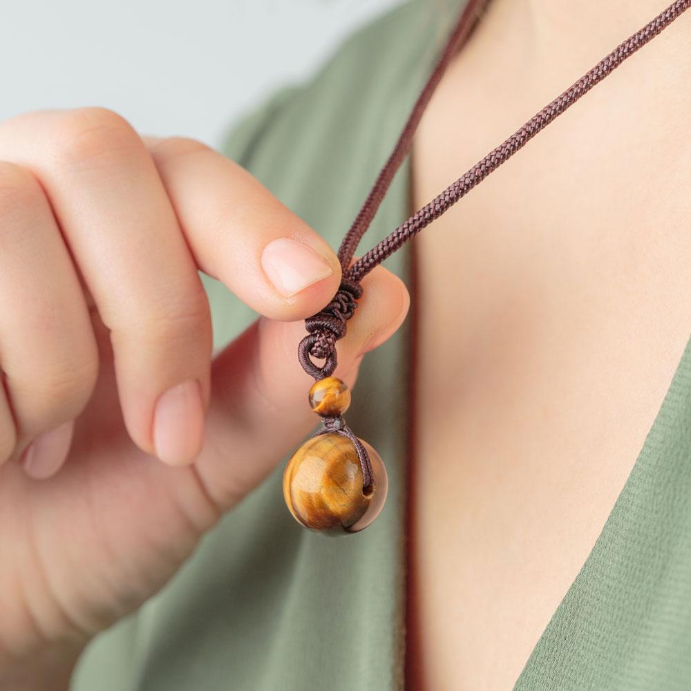 Tiger's Eye Stone Necklace