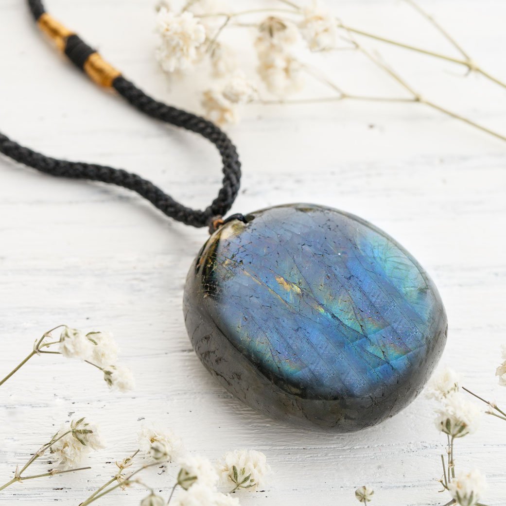 Empowering Labradorite Crystal Necklace