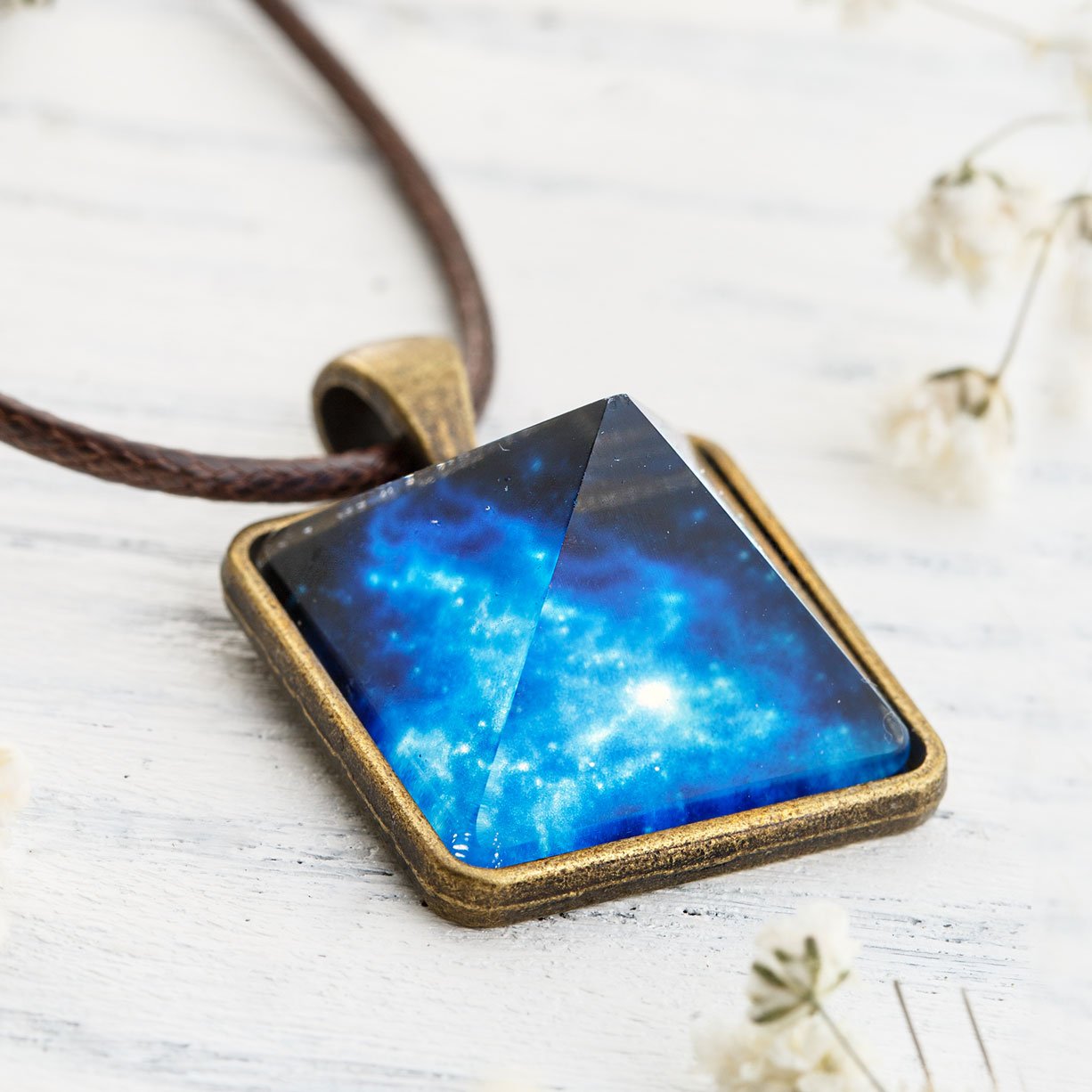 Glowing Pyramid Crystal Talisman - Manifest More with Focused Energy