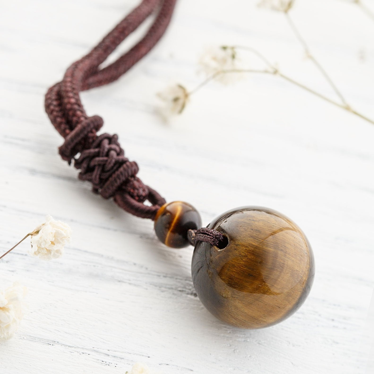 Tiger's Eye Stone Necklace